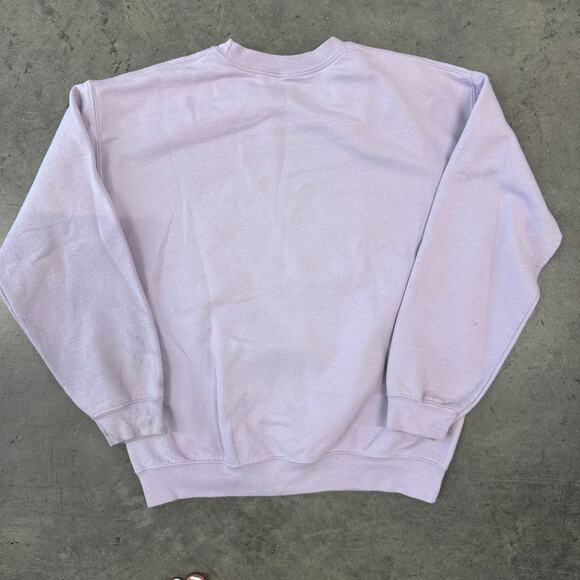 Vintage Y2K Purple Def Leppard Band Tour Crewneck Pullover Sweatshirt Medium - Picture 2 of 6